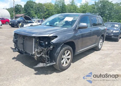 2012 Toyota Highlander Se V6 z USA, uszkodzony, nr VIN 5TDBK3EH0CS170069